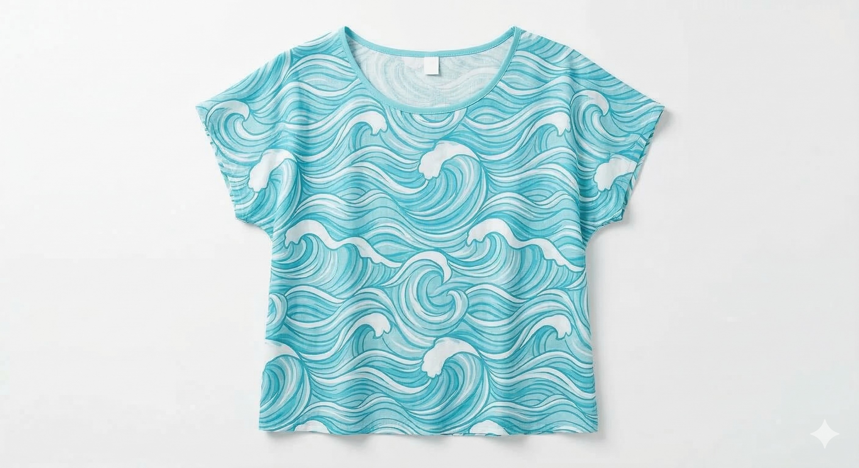 Top Femme Motif Vague